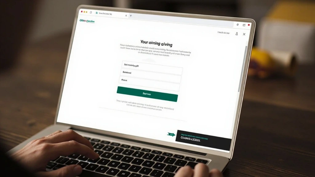 New Creation recurring giving page with a generous preset selector